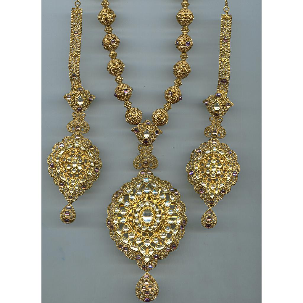 GOLD HALF SET LONG ANTIQUE EXCLUSIVE