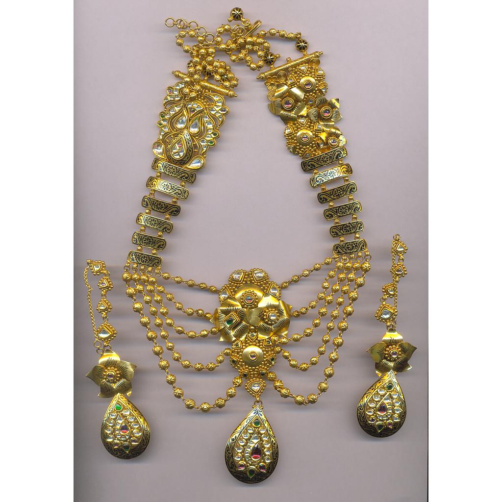 GOLD HALF SET LONG ANTIQUE EXCLUSIVE