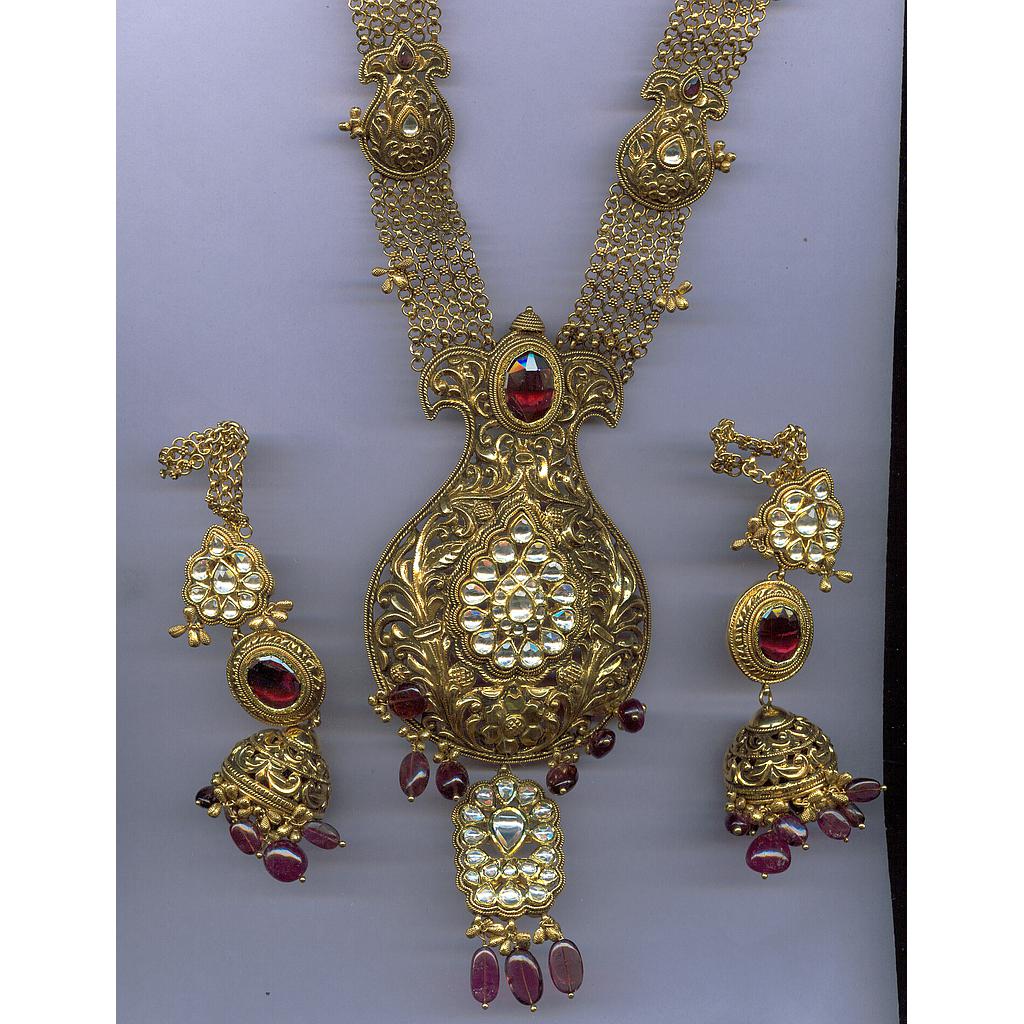 GOLD HALF SET LONG ANTIQUE EXCLUSIVE