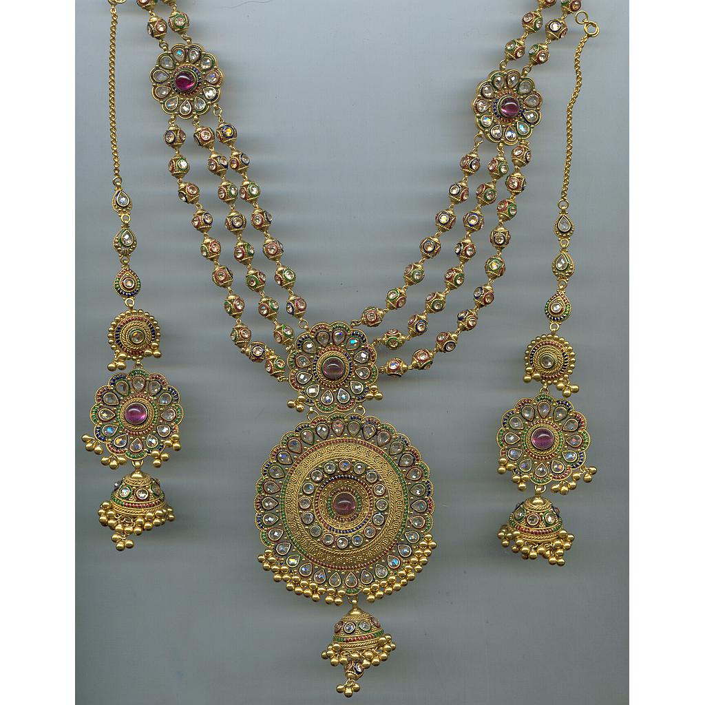 GOLD HALF SET LONG ANTIQUE EXCLUSIVE