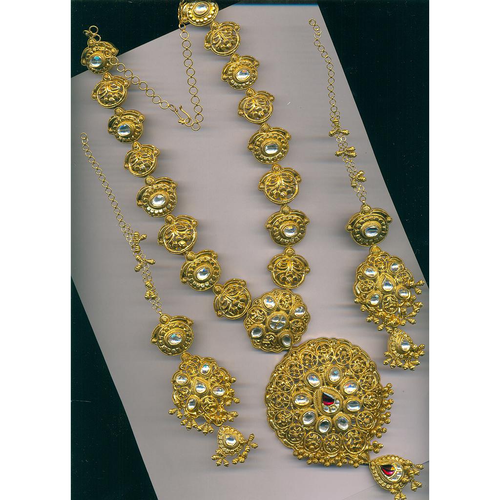 GOLD HALF SET LONG ANTIQUE EXCLUSIVE