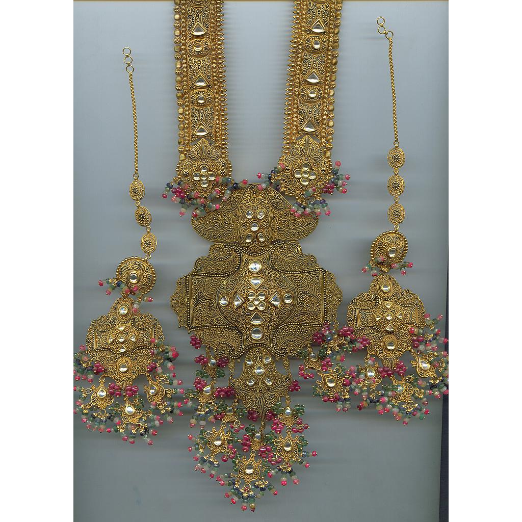 GOLD HALF SET LONG ANTIQUE EXCLUSIVE