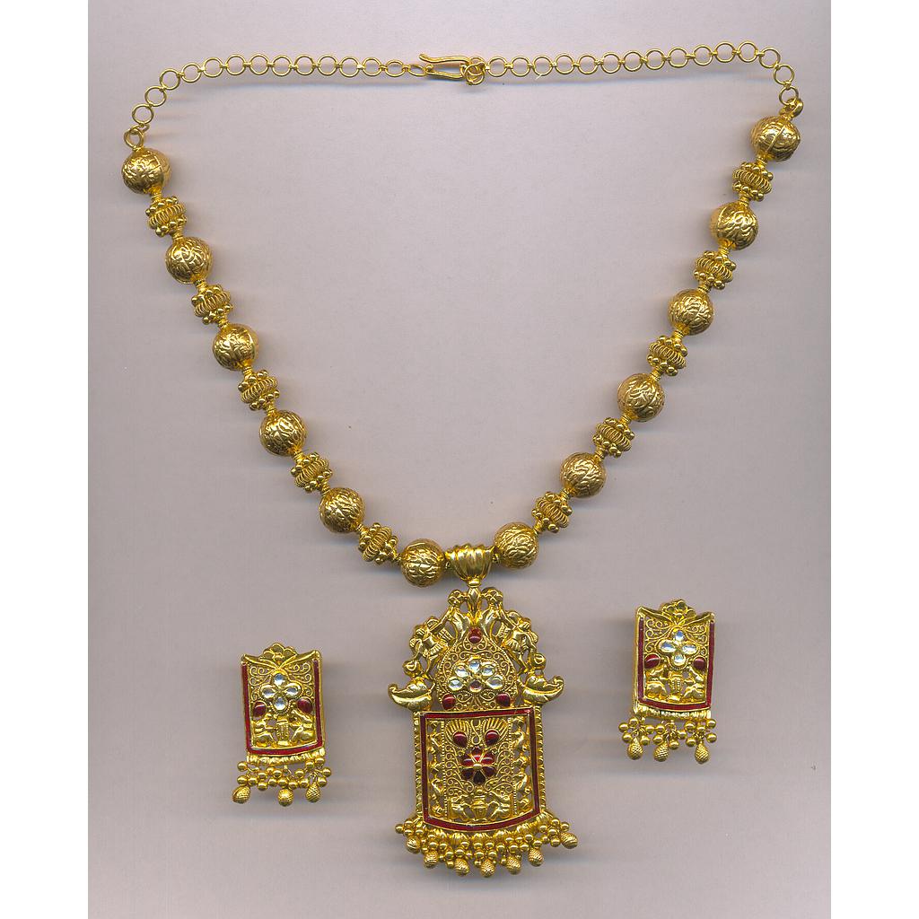 GOLD HALF SET LONG ANTIQUE EXCLUSIVE