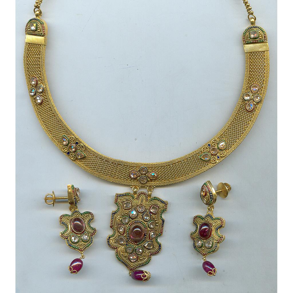 GOLD HALF SET LONG ANTIQUE EXCLUSIVE