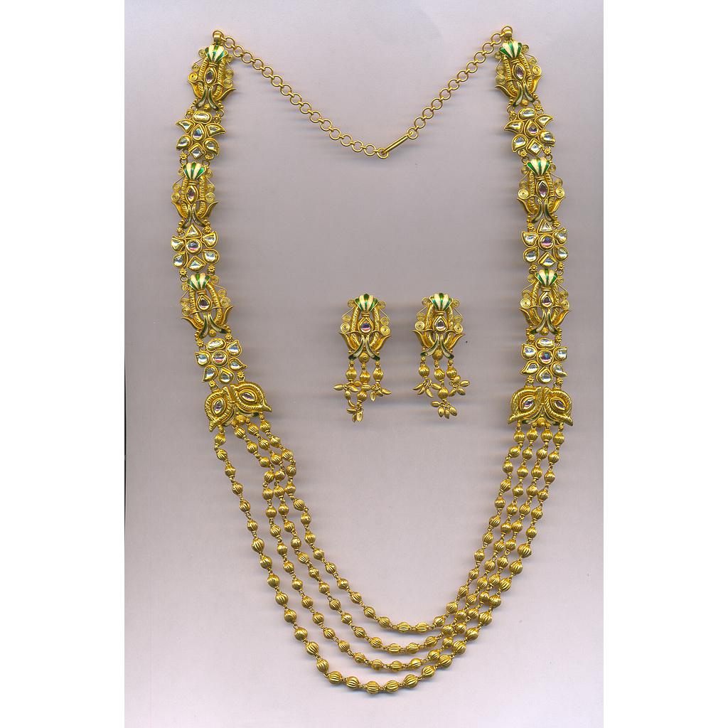 GOLD HALF SET LONG ANTIQUE EXCLUSIVE