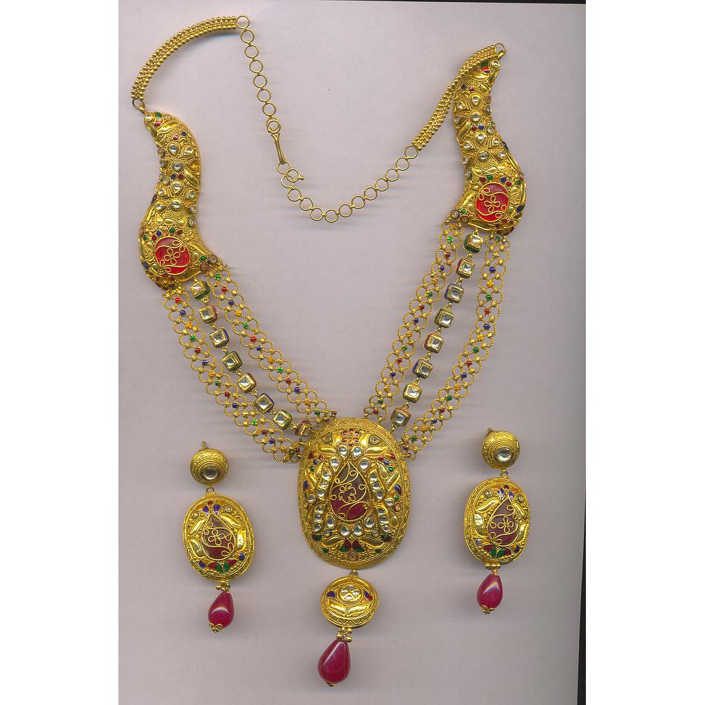 GOLD HALF SET LONG ANTIQUE EXCLUSIVE