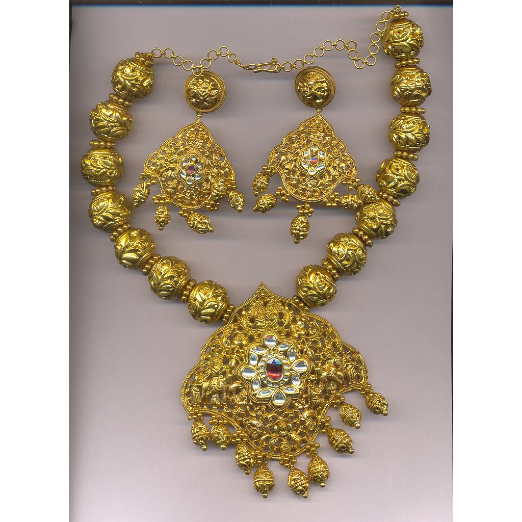 GOLD HALF SET LONG ANTIQUE EXCLUSIVE
