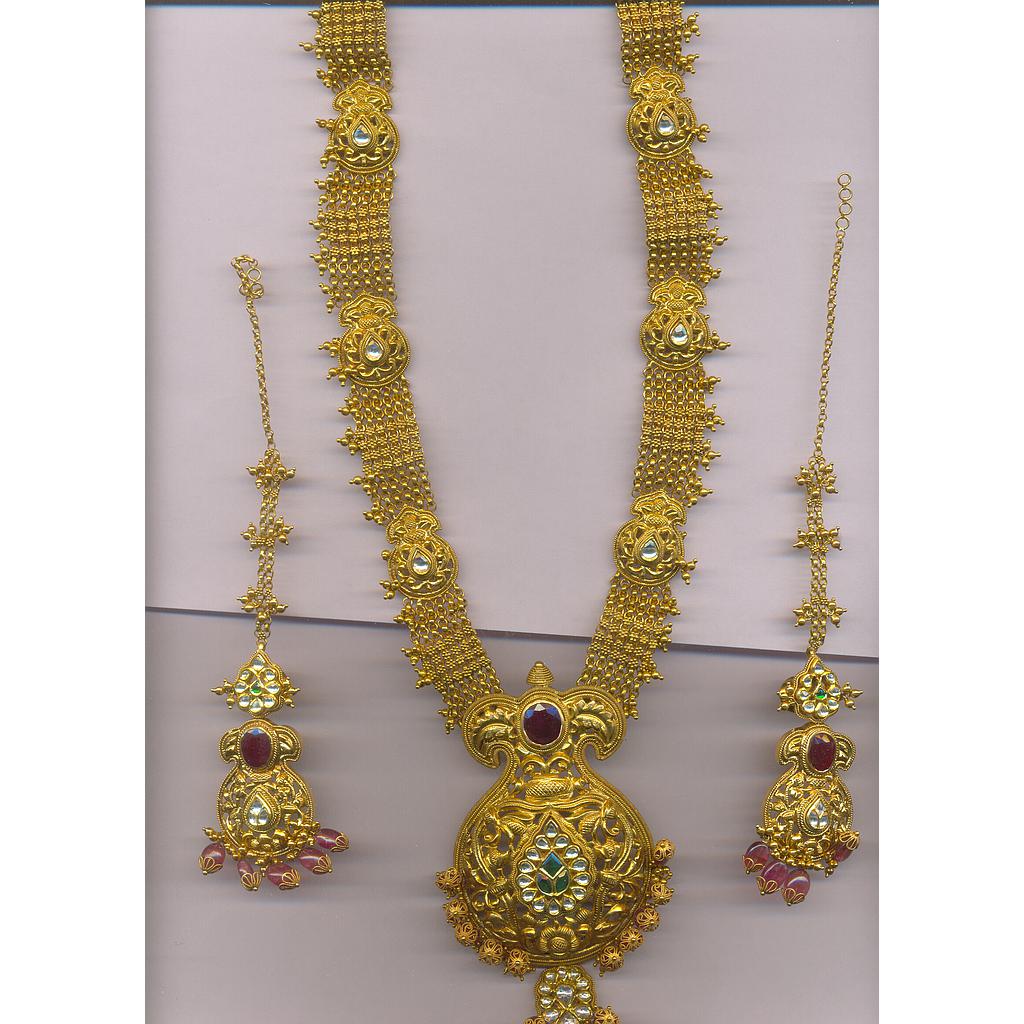 GOLD HALF SET LONG ANTIQUE EXCLUSIVE