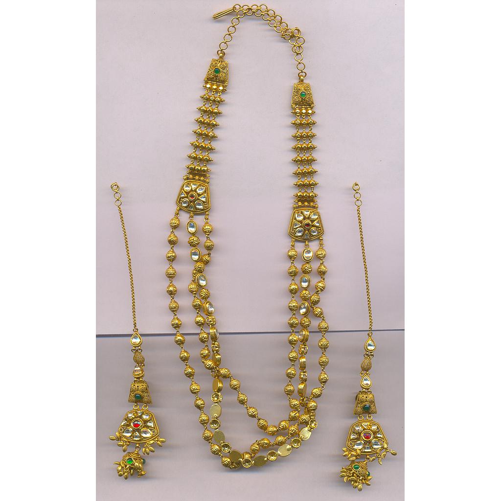 GOLD HALF SET LONG ANTIQUE EXCLUSIVE