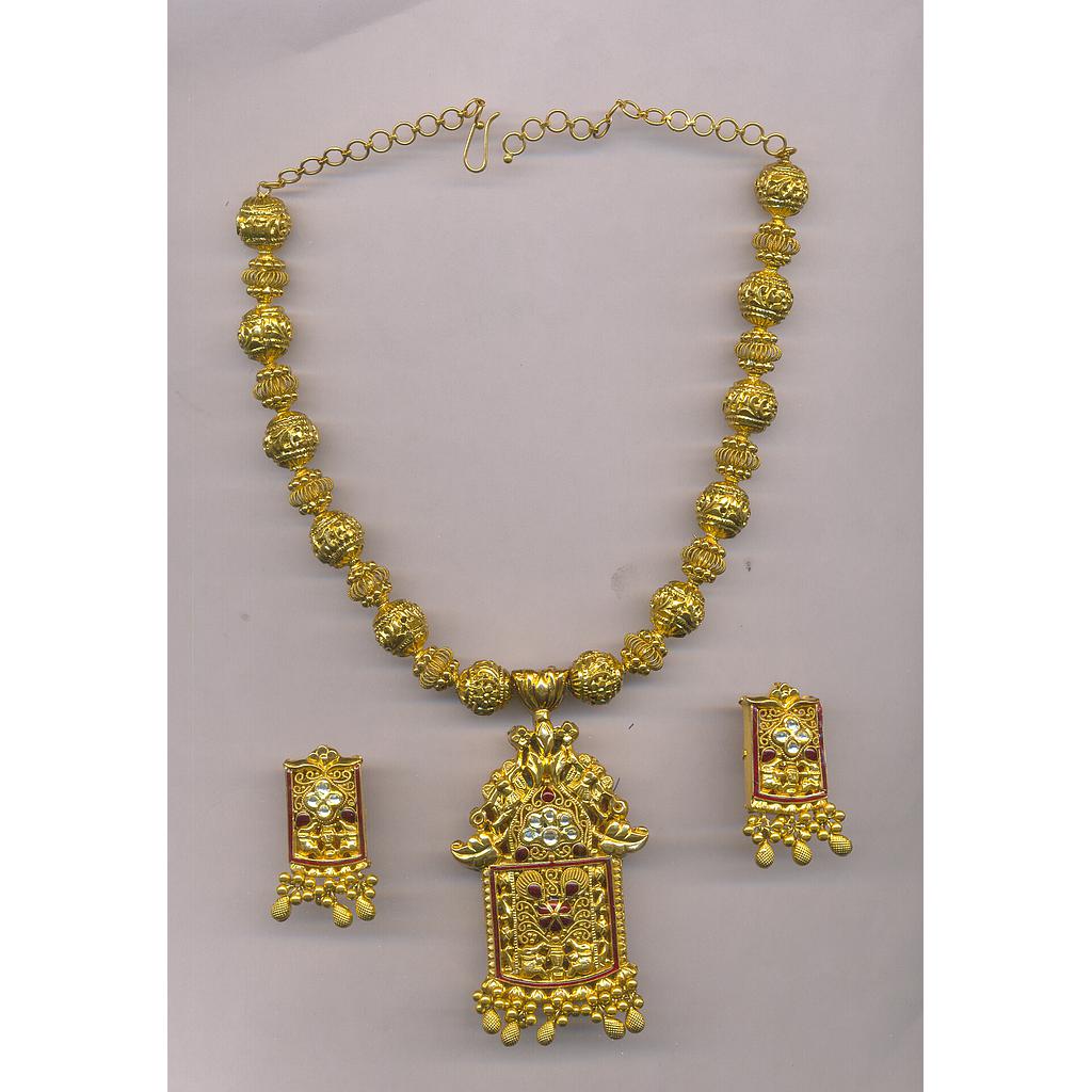 GOLD HALF SET LONG ANTIQUE FANCY