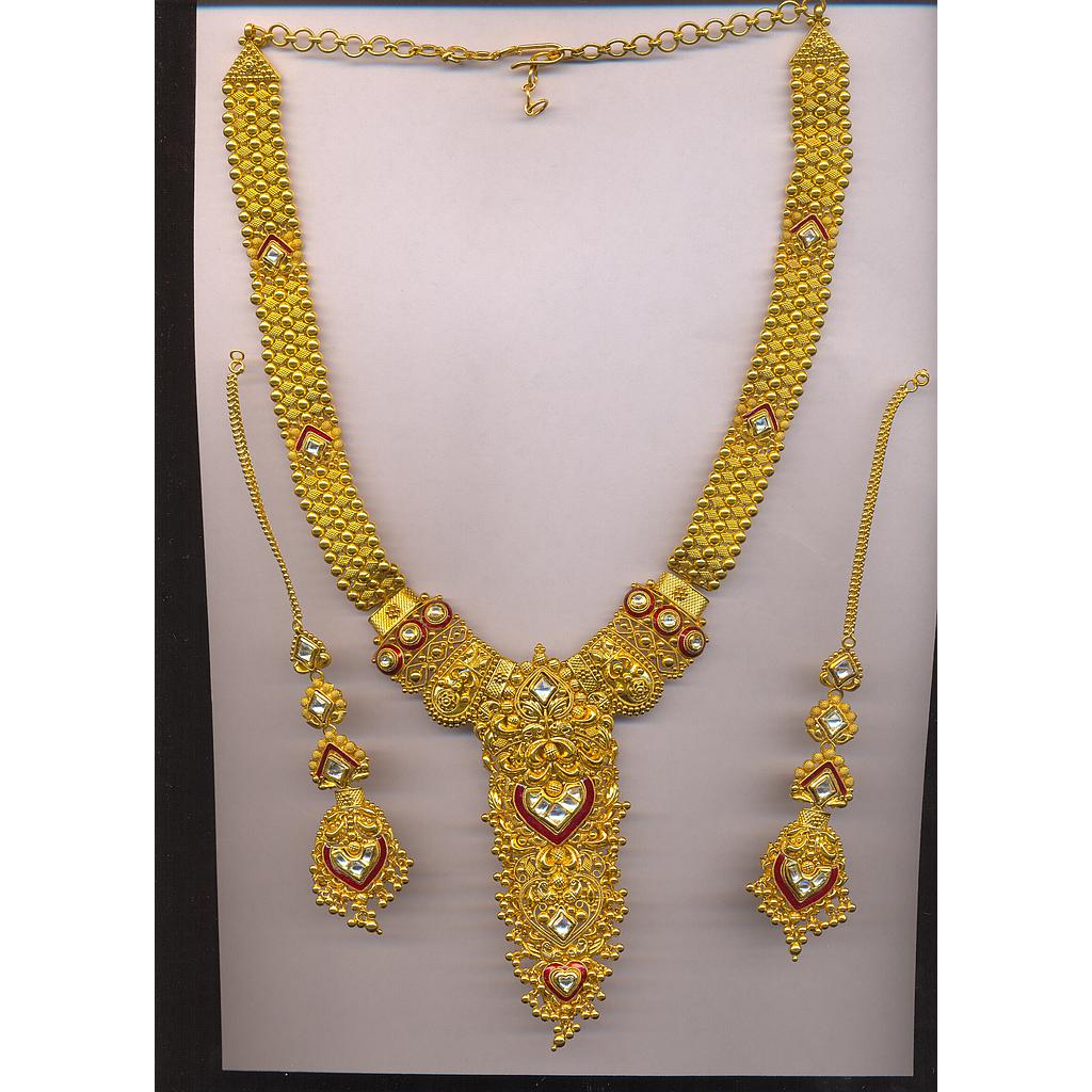 GOLD HALF SET LONG ANTIQUE FANCY