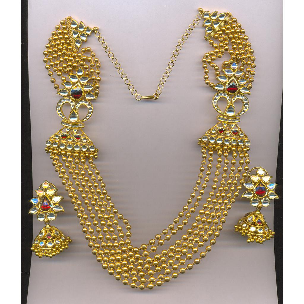 GOLD HALF SET LONG ANTIQUE FANCY