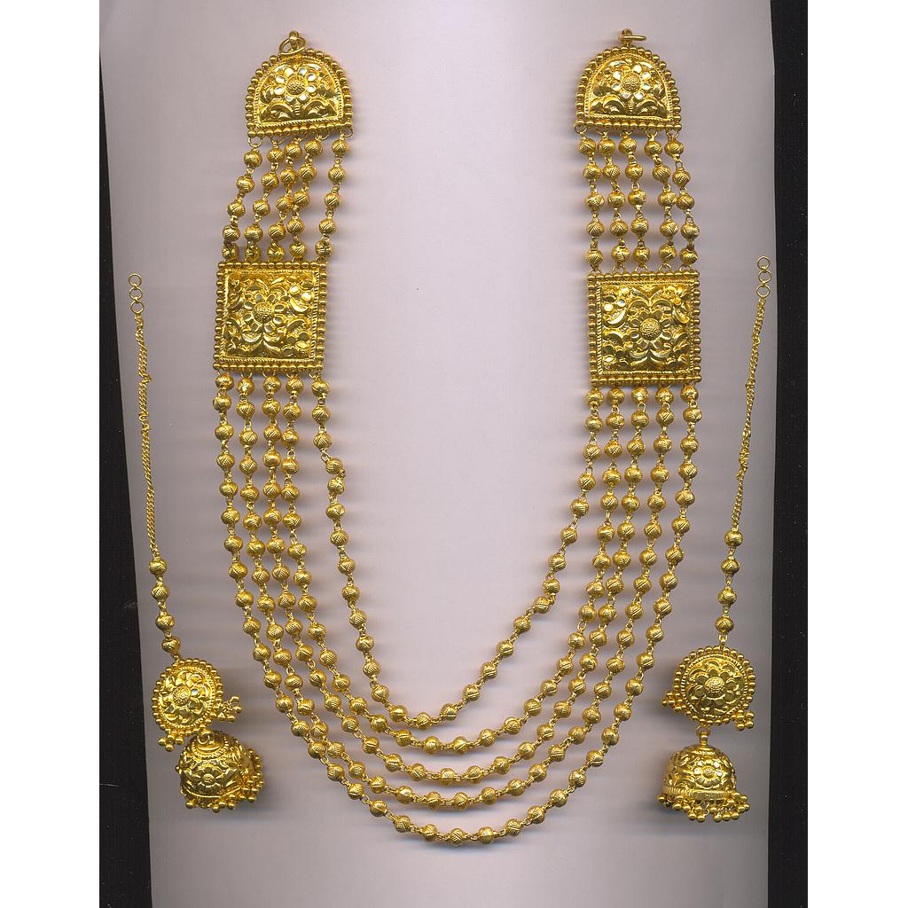 GOLD HALF SET LONG ANTIQUE FANCY