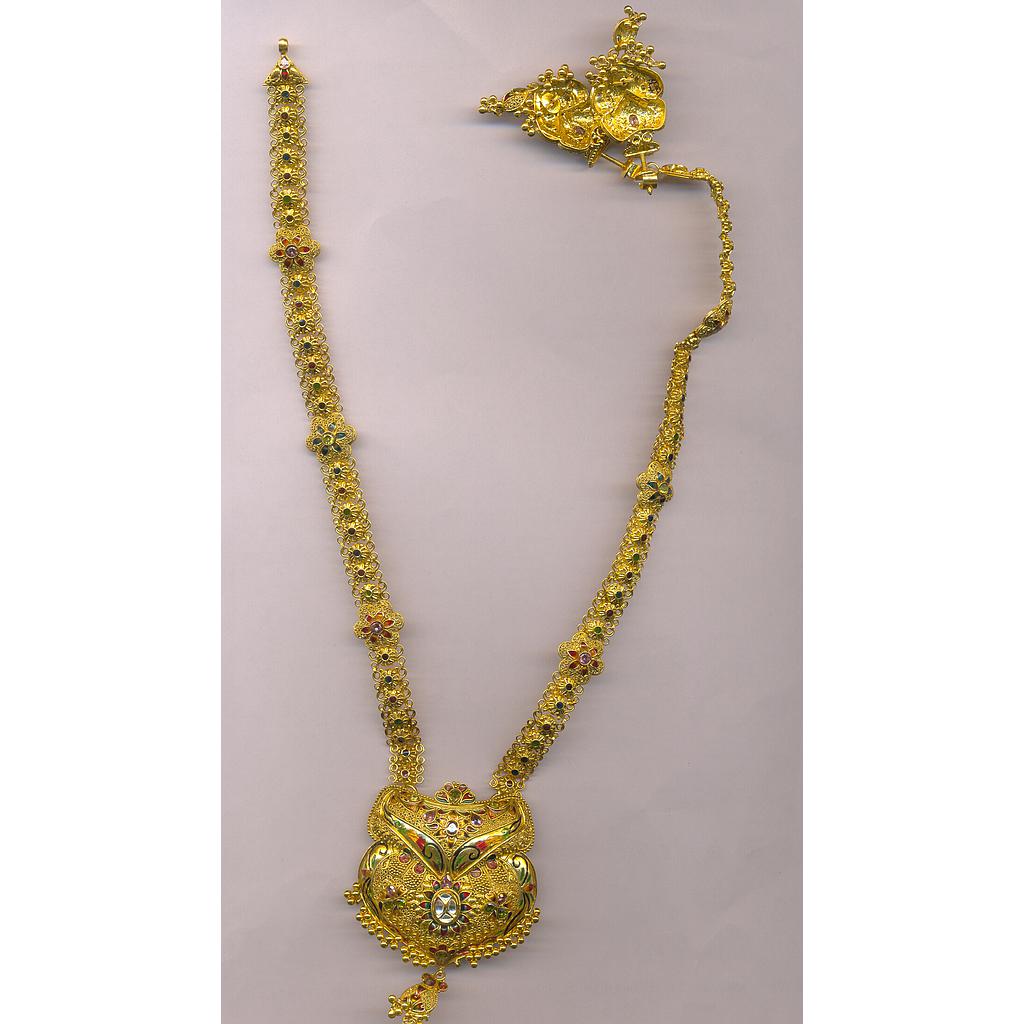 GOLD HALF SET LONG ANTIQUE FANCY