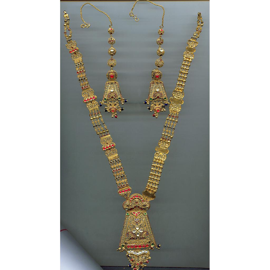 GOLD HALF SET LONG DESIGNER GENERAL