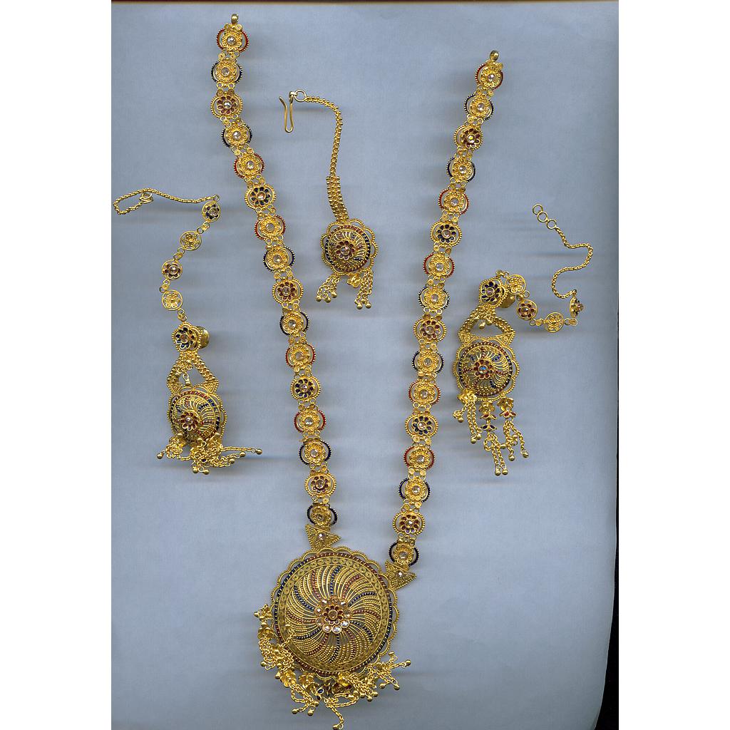 GOLD HALF SET LONG DESIGNER GENERAL