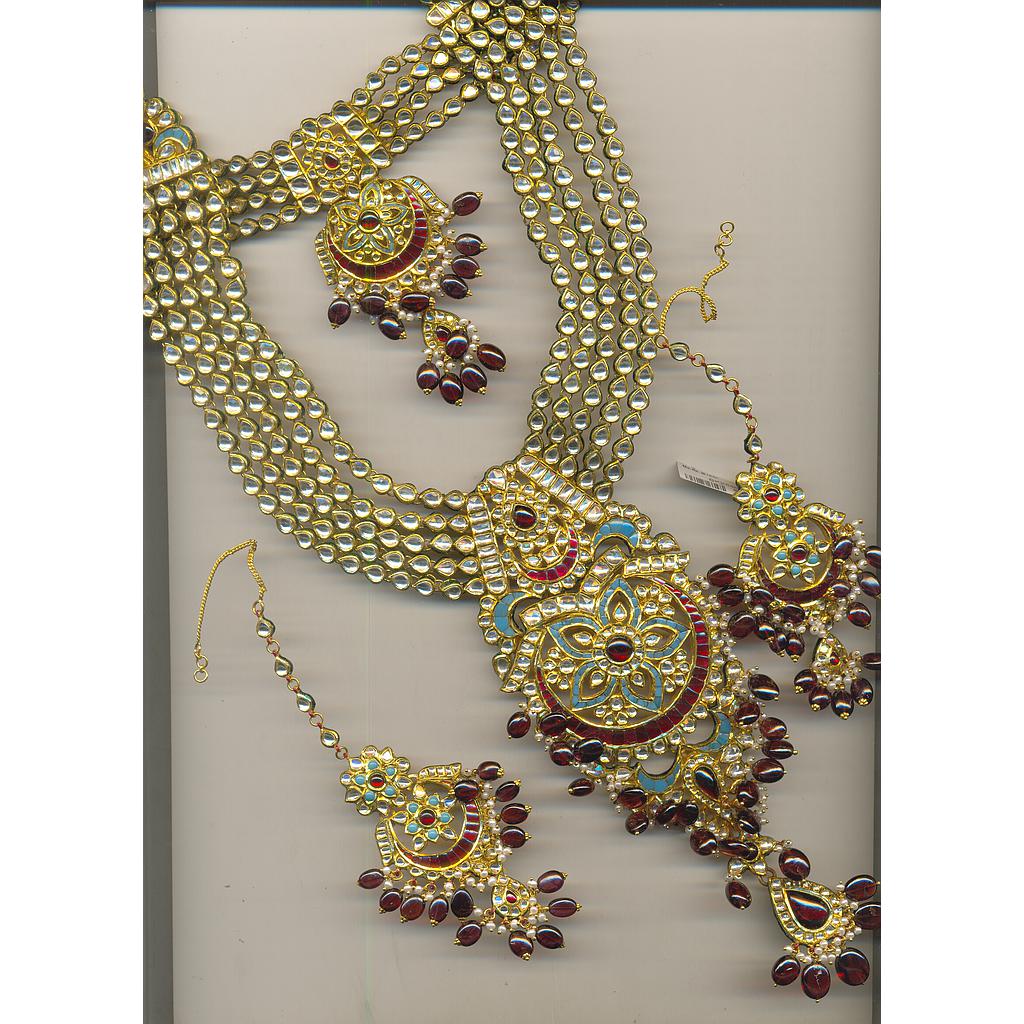 GOLD HALF SET LONG KUNDAN GENERAL