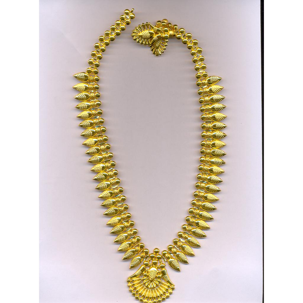 GOLD HALF SET LONG PLAIN EXCLUSIVE