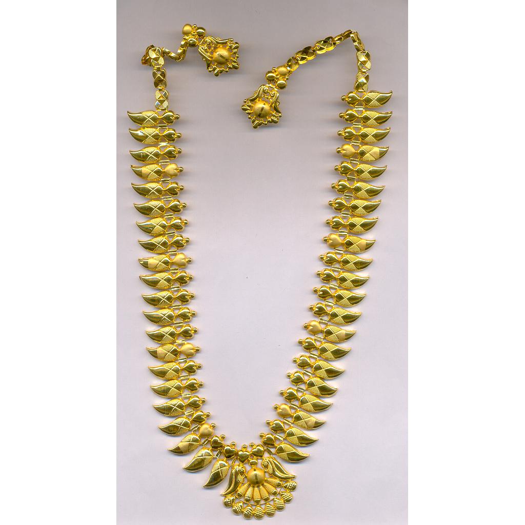 GOLD HALF SET LONG PLAIN EXCLUSIVE