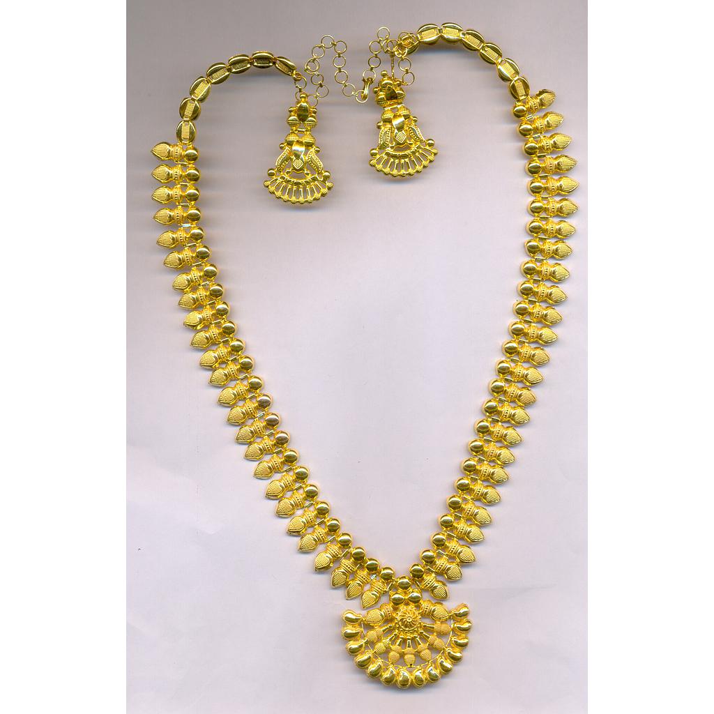GOLD HALF SET LONG PLAIN EXCLUSIVE