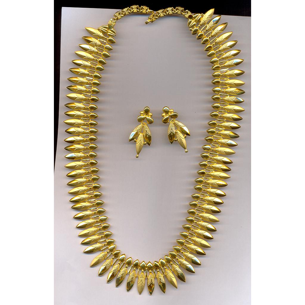 GOLD HALF SET LONG PLAIN EXCLUSIVE