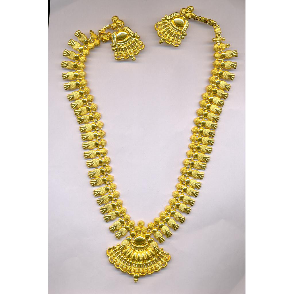 GOLD HALF SET LONG PLAIN EXCLUSIVE