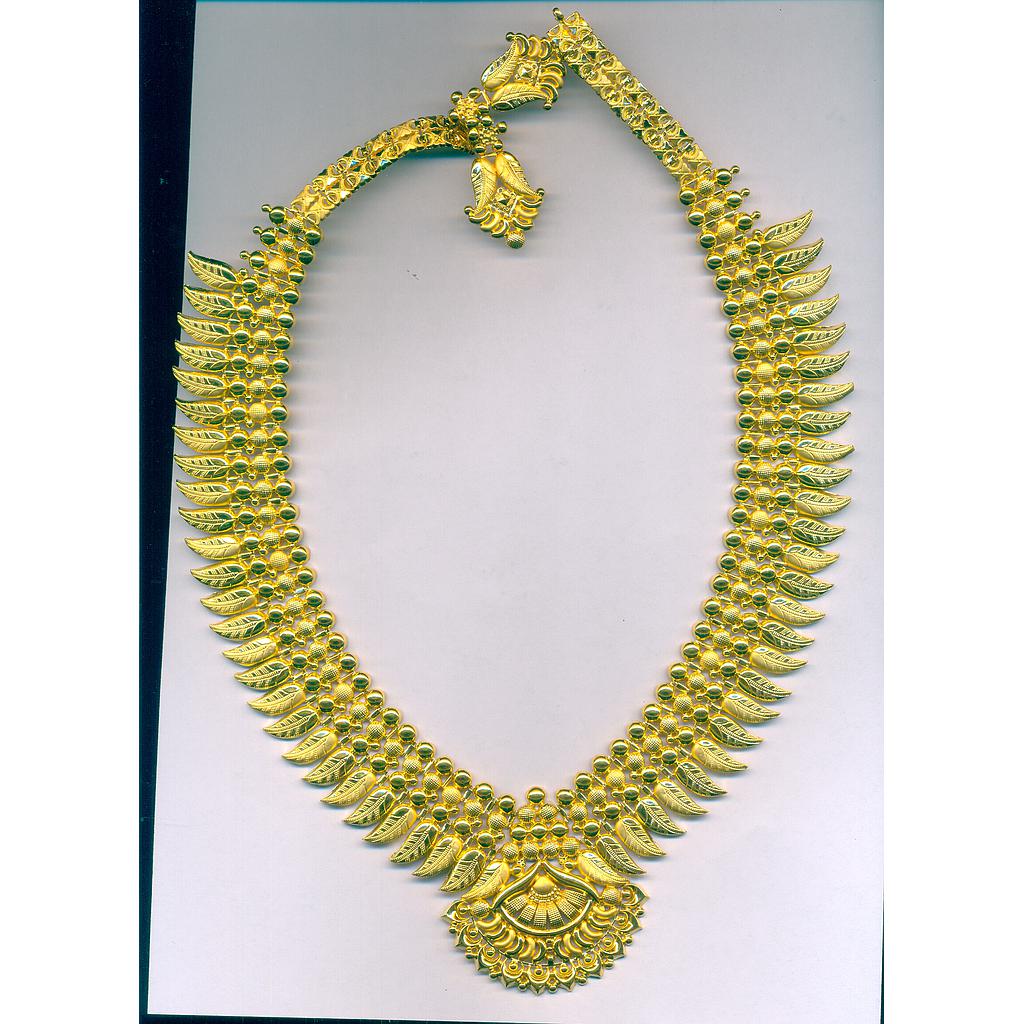 GOLD HALF SET LONG PLAIN EXCLUSIVE