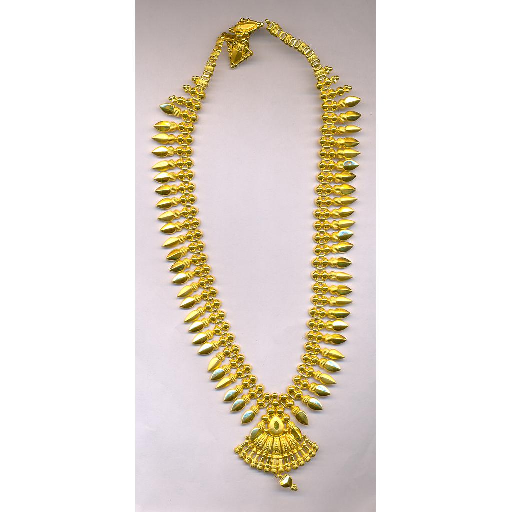 GOLD HALF SET LONG PLAIN EXCLUSIVE