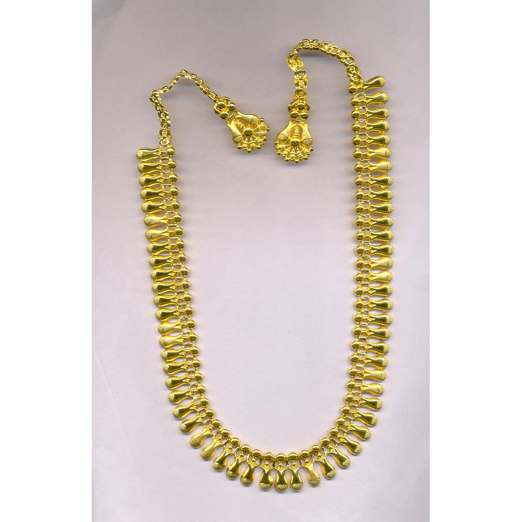 GOLD HALF SET LONG PLAIN EXCLUSIVE