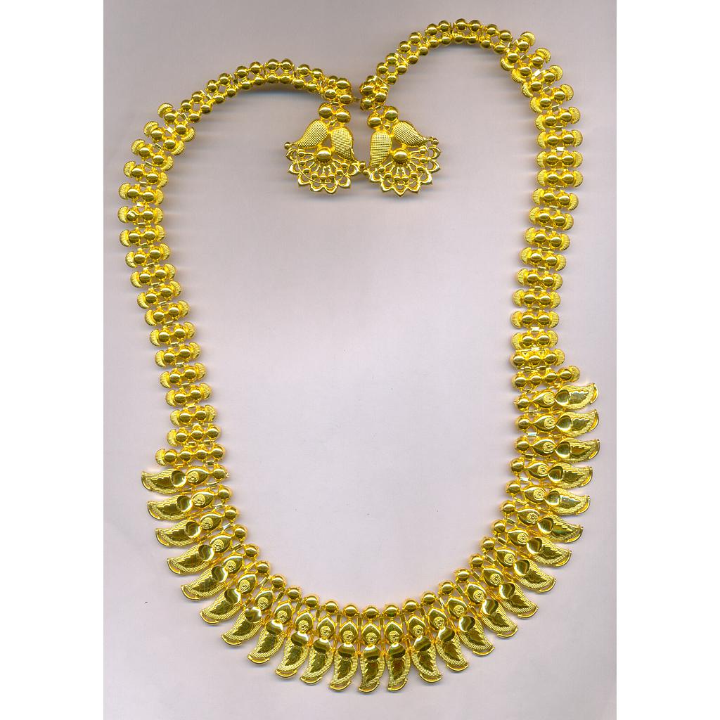 GOLD HALF SET LONG PLAIN EXCLUSIVE