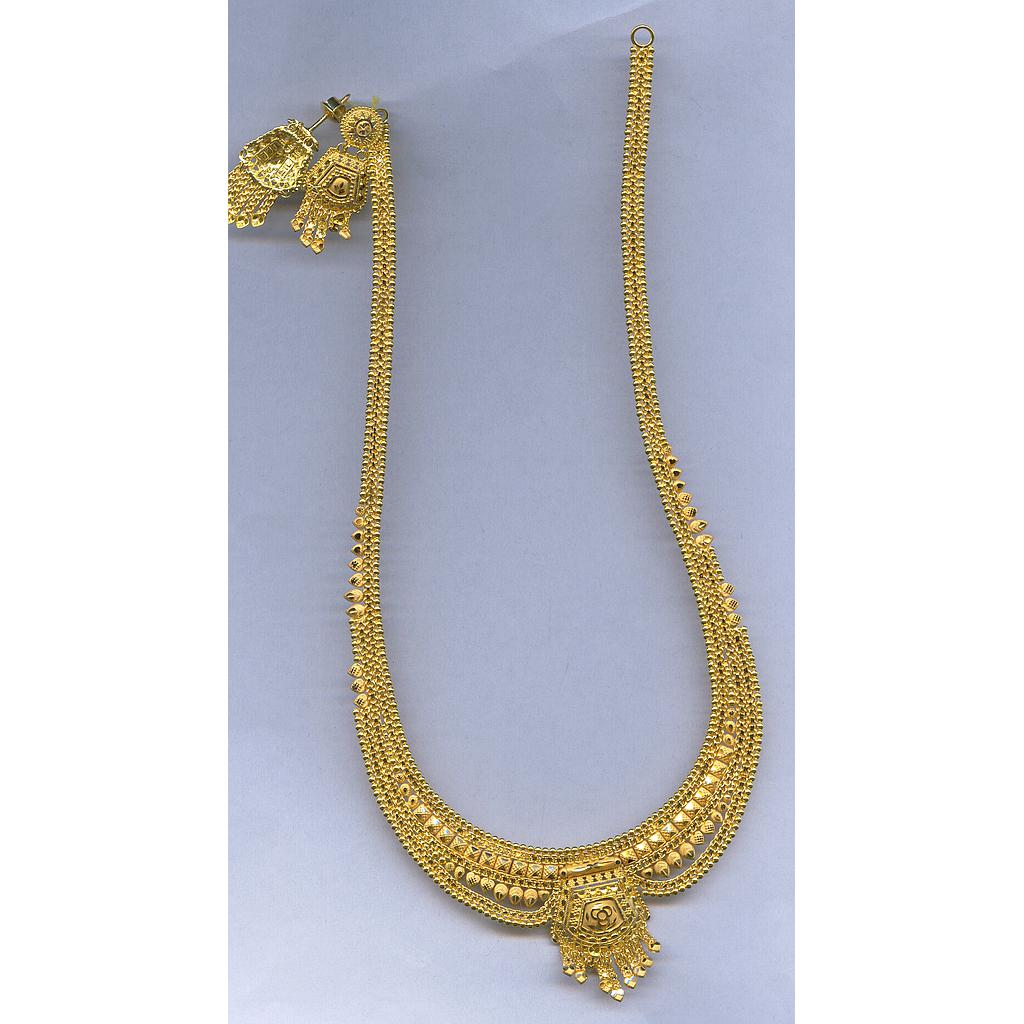 GOLD HALF SET LONG PLAIN GENERAL