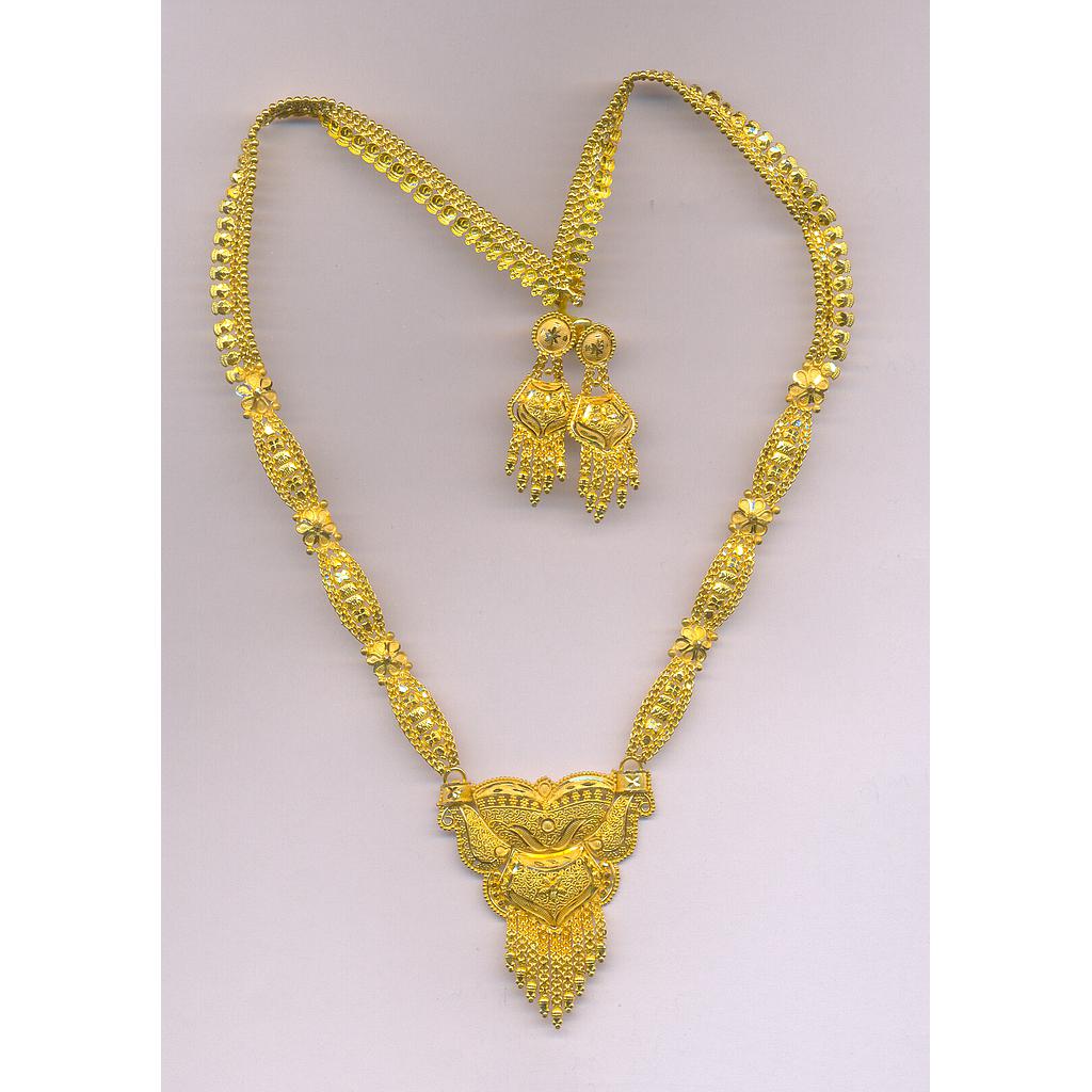 GOLD HALF SET LONG PLAIN GENERAL