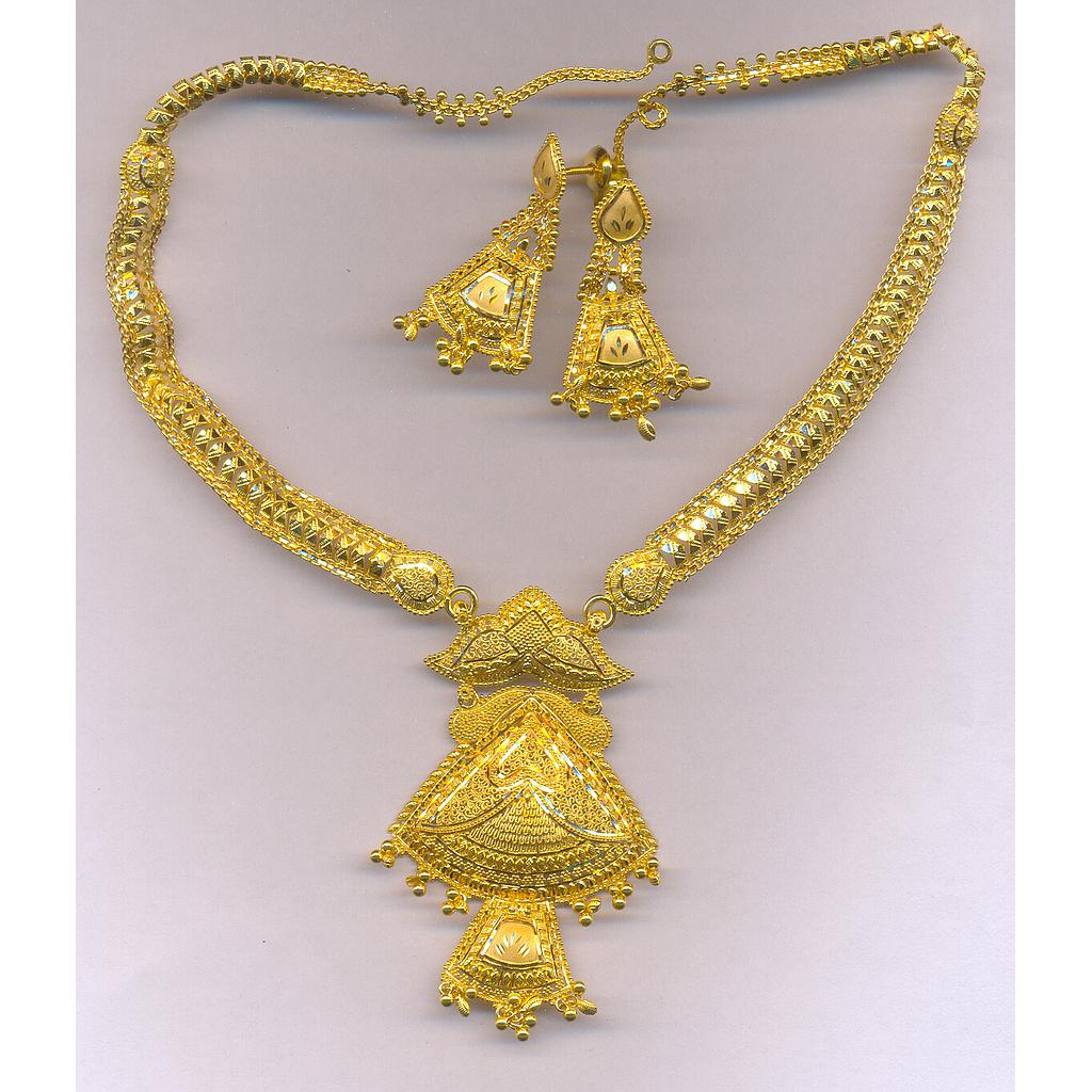 GOLD HALF SET LONG PLAIN GENERAL