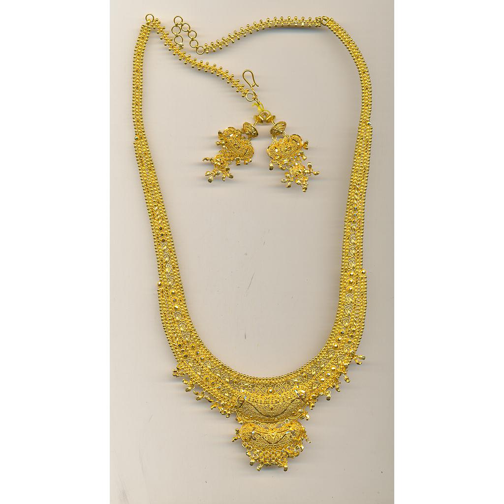 GOLD HALF SET LONG PLAIN GENERAL