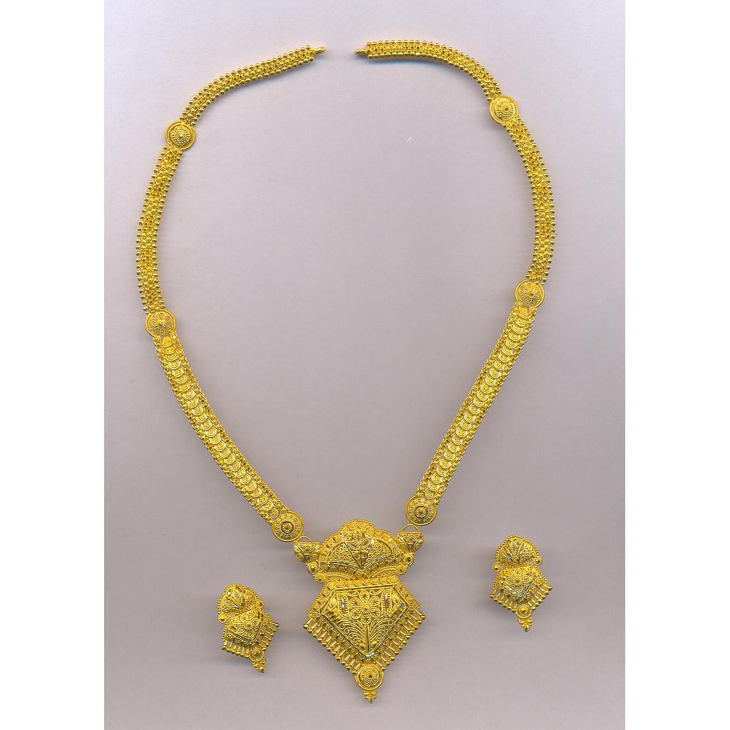 GOLD HALF SET LONG PLAIN GENERAL