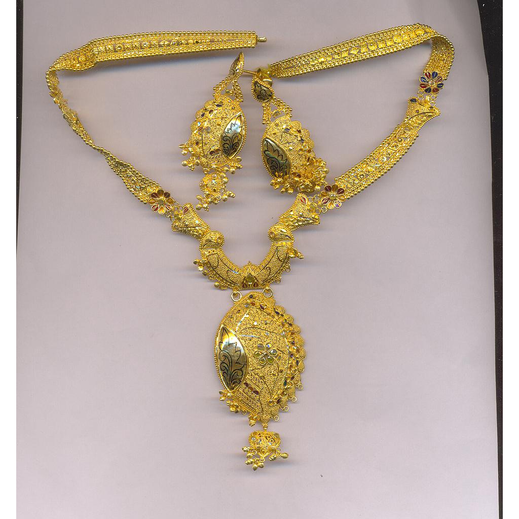 GOLD HALF SET LONG PLAIN GENERAL