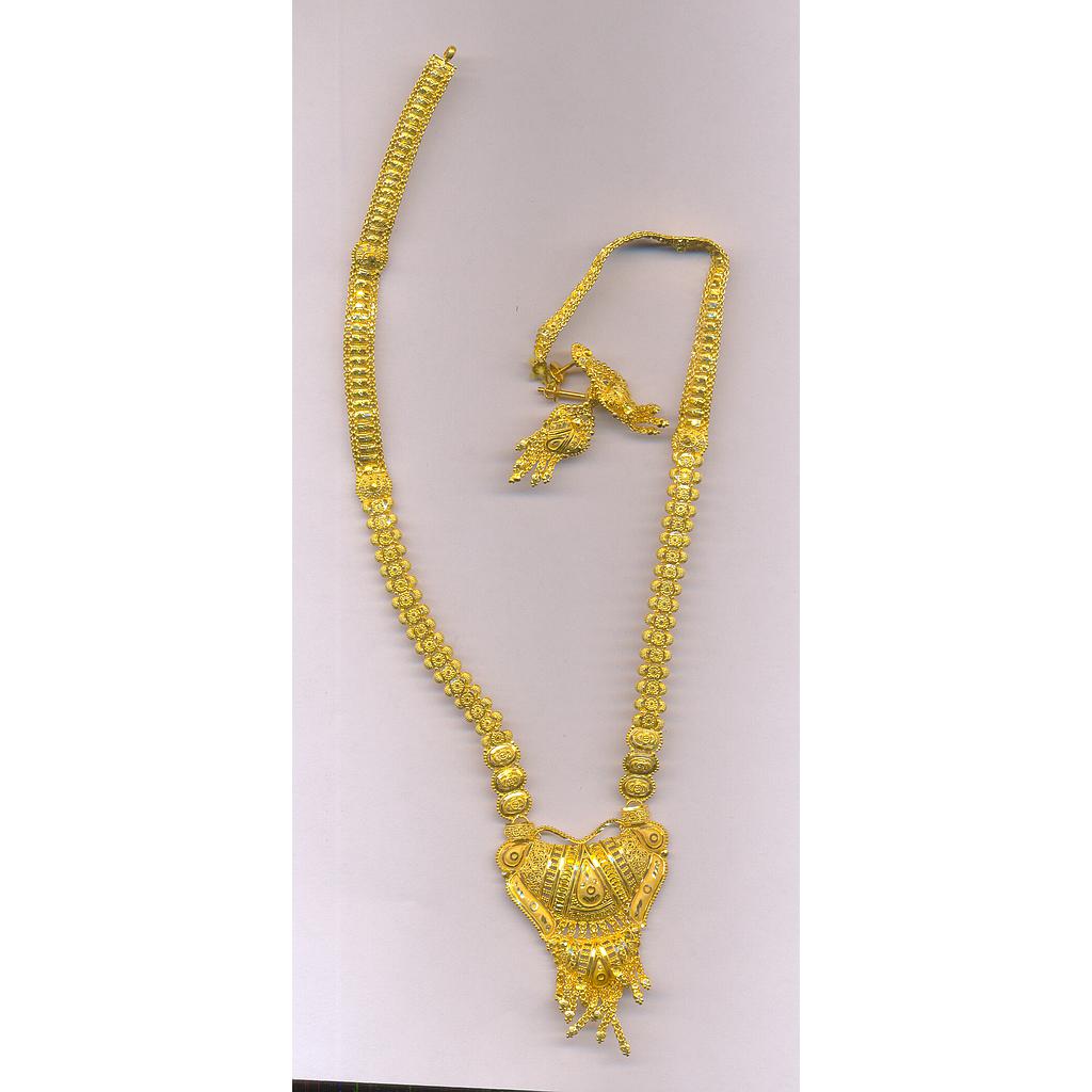 GOLD HALF SET LONG PLAIN GENERAL