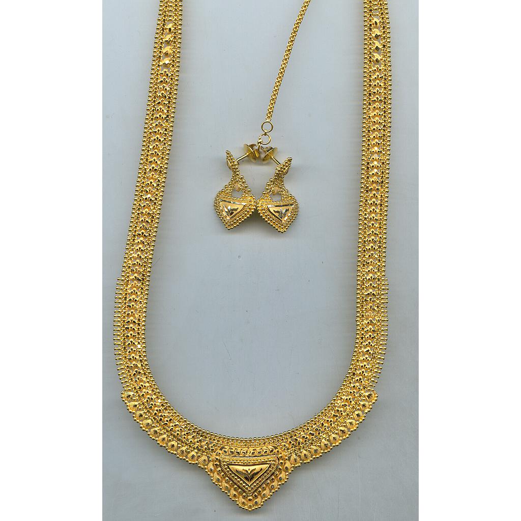 GOLD HALF SET LONG PLAIN GENERAL