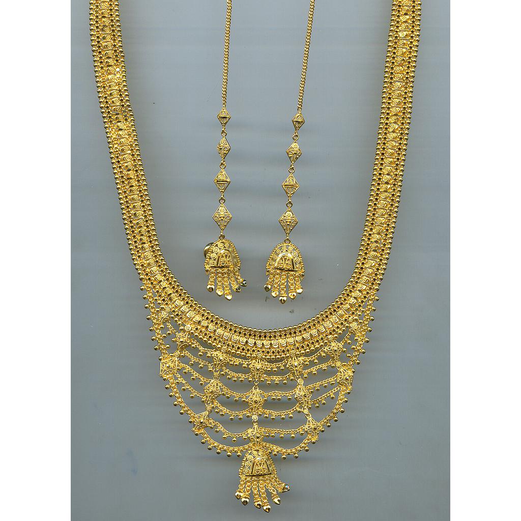 GOLD HALF SET LONG PLAIN GENERAL