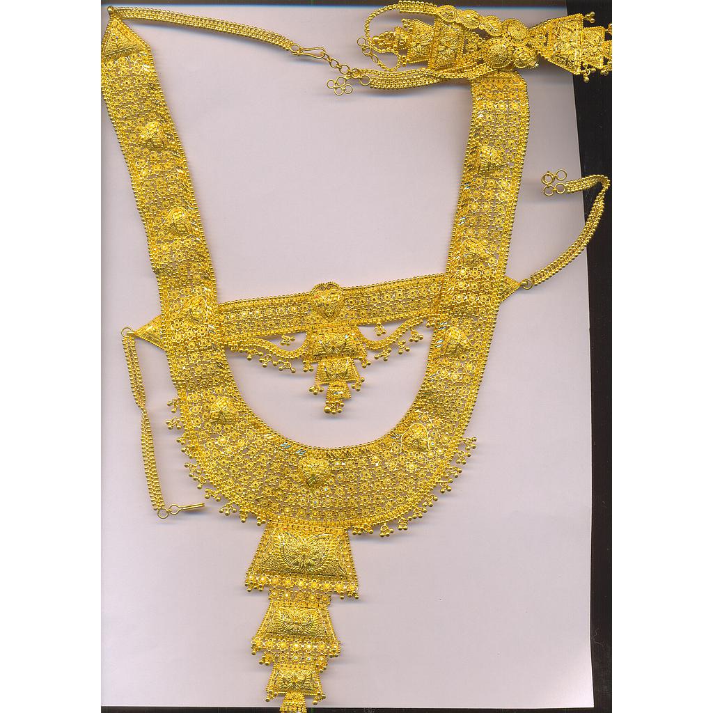 GOLD HALF SET LONG PLAIN GENERAL