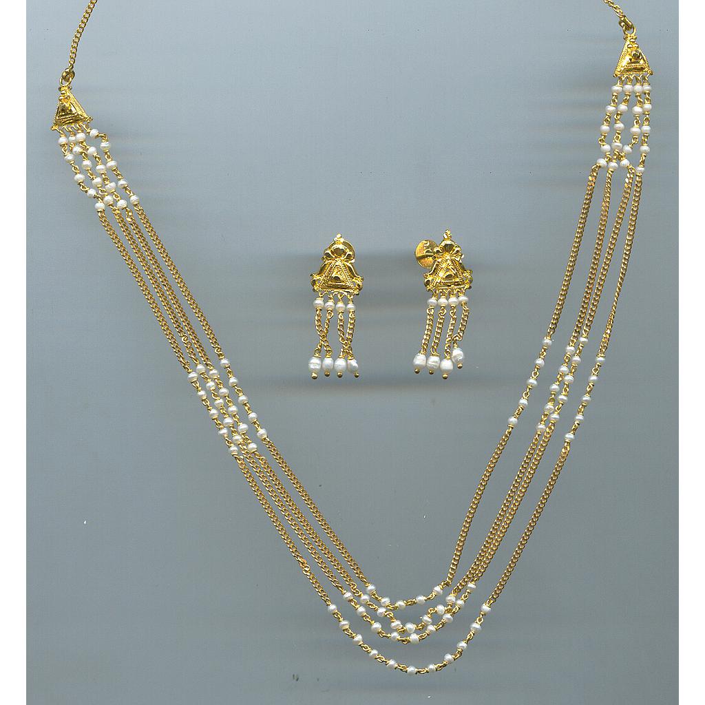 GOLD HALF SET LONG PLAIN GENERAL