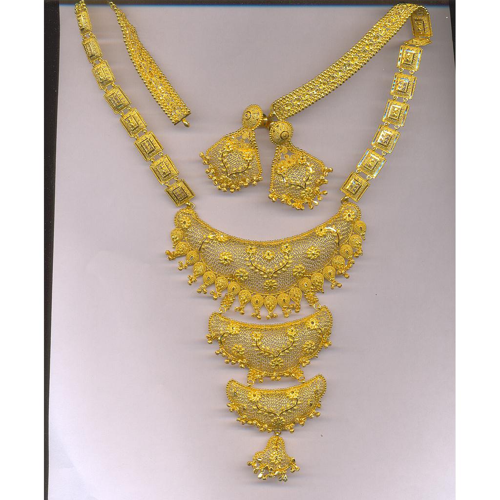 GOLD HALF SET LONG PLAIN GENERAL