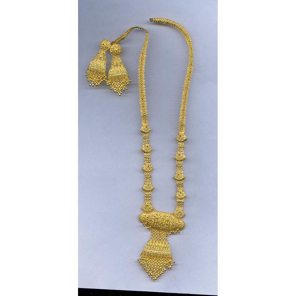 GOLD HALF SET LONG PLAIN GENERAL