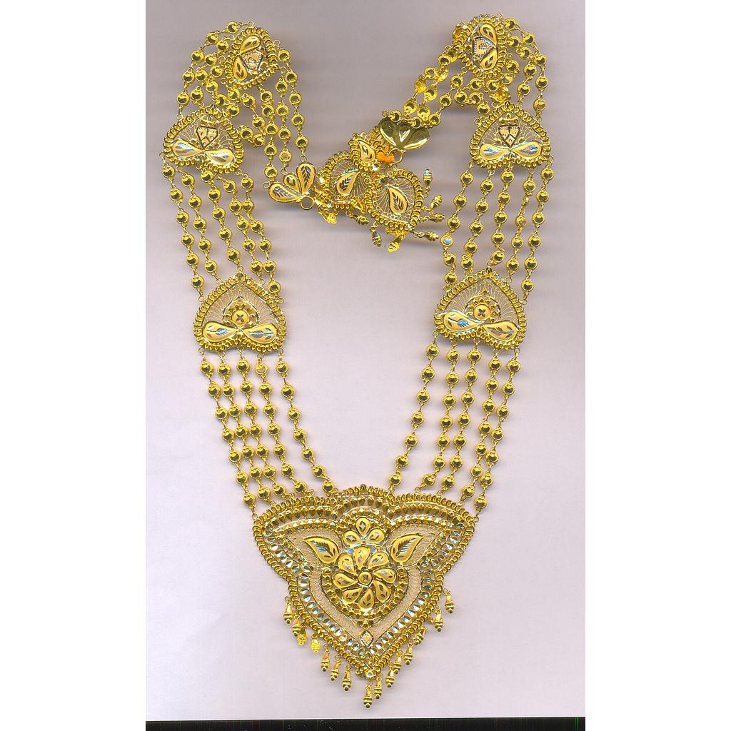 GOLD HALF SET LONG PLAIN GENERAL