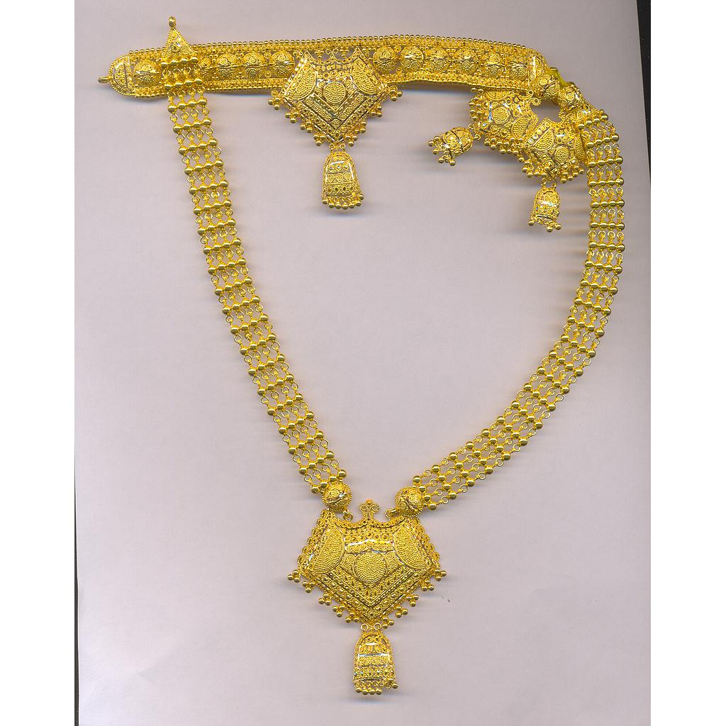 GOLD HALF SET LONG PLAIN GENERAL