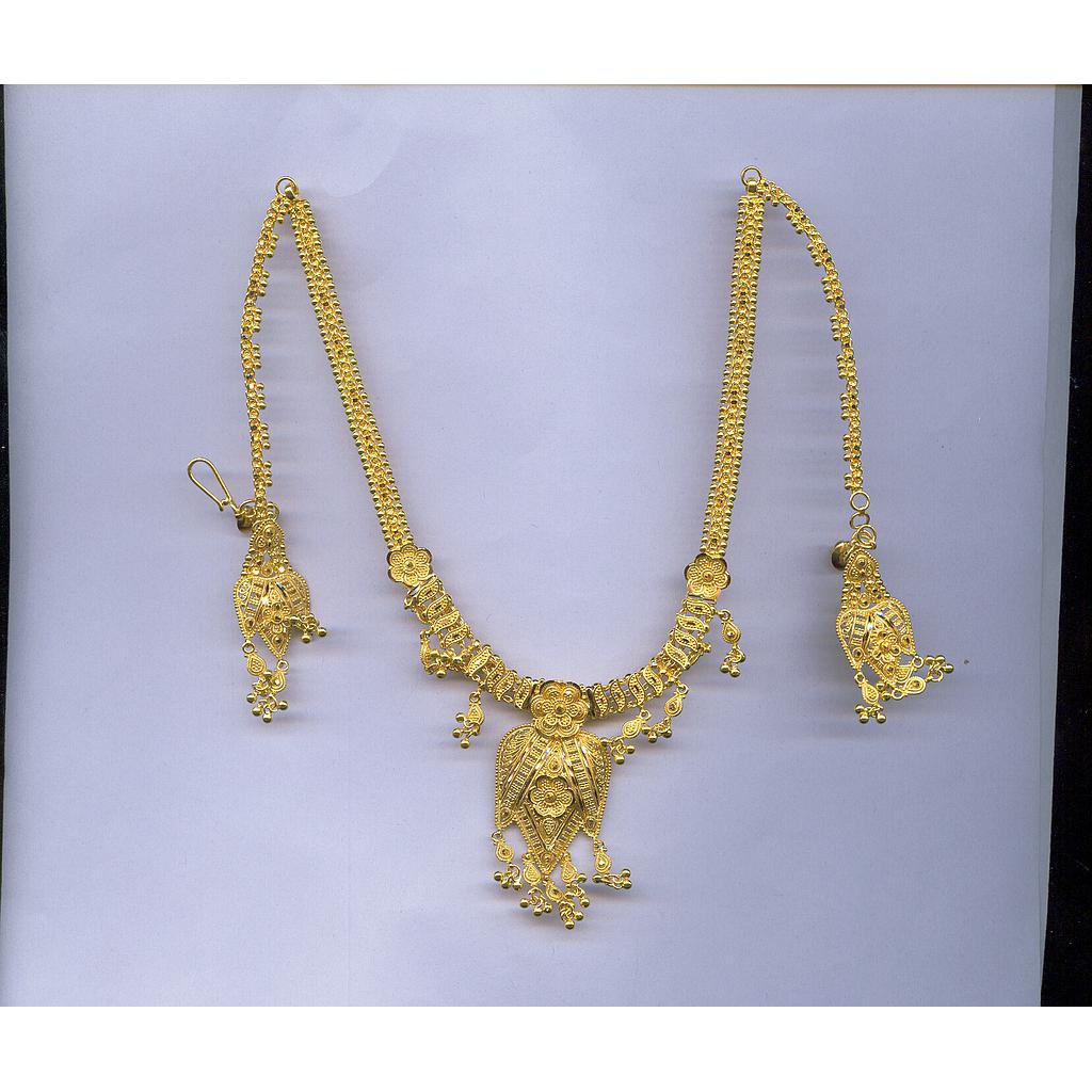 GOLD HALF SET LONG PLAIN GENERAL