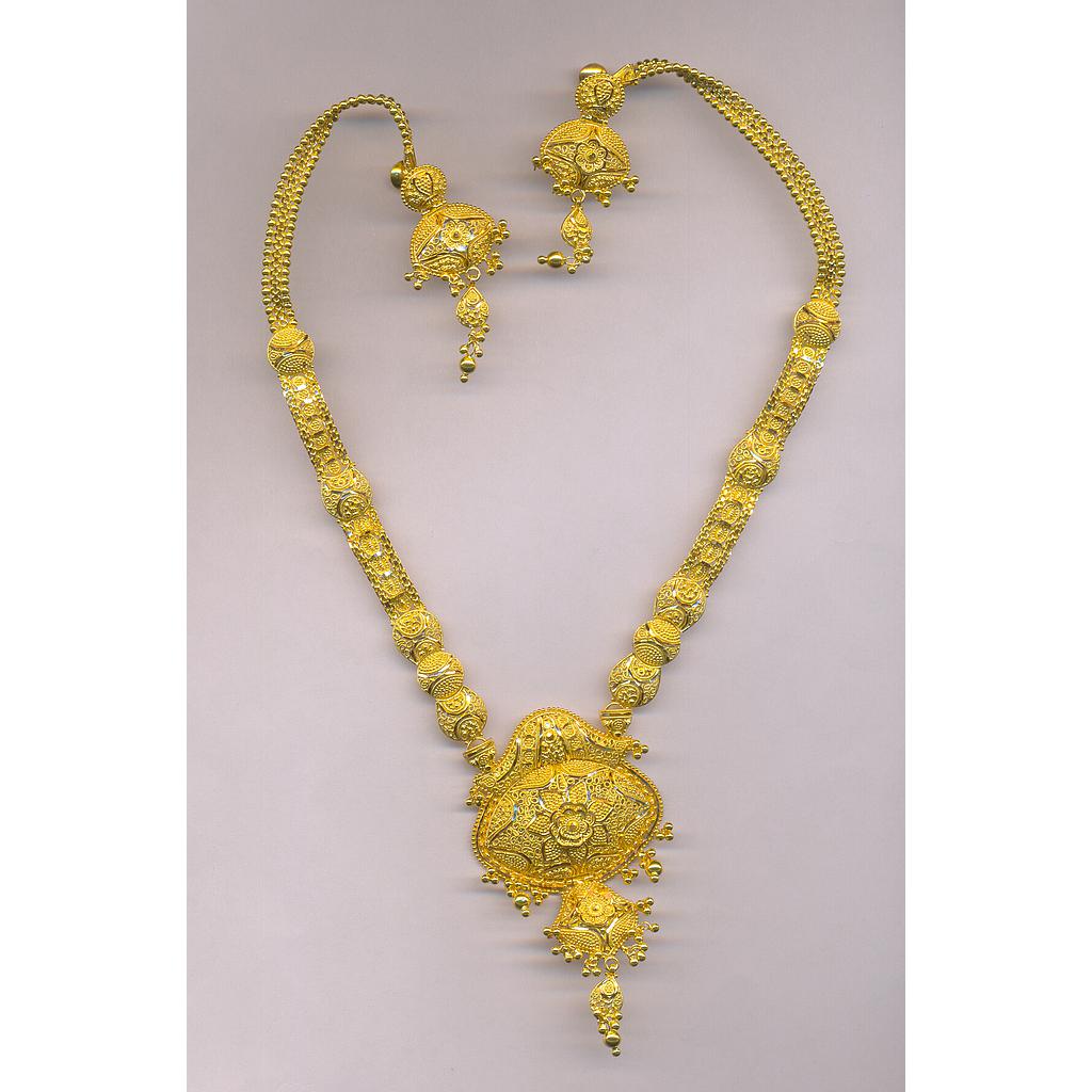 GOLD HALF SET LONG PLAIN GENERAL