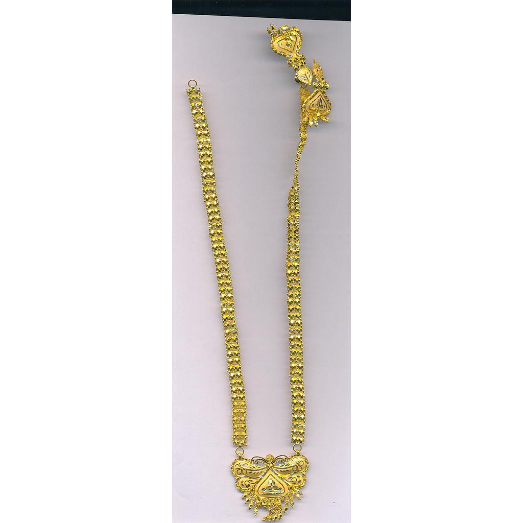 GOLD HALF SET LONG PLAIN GENERAL