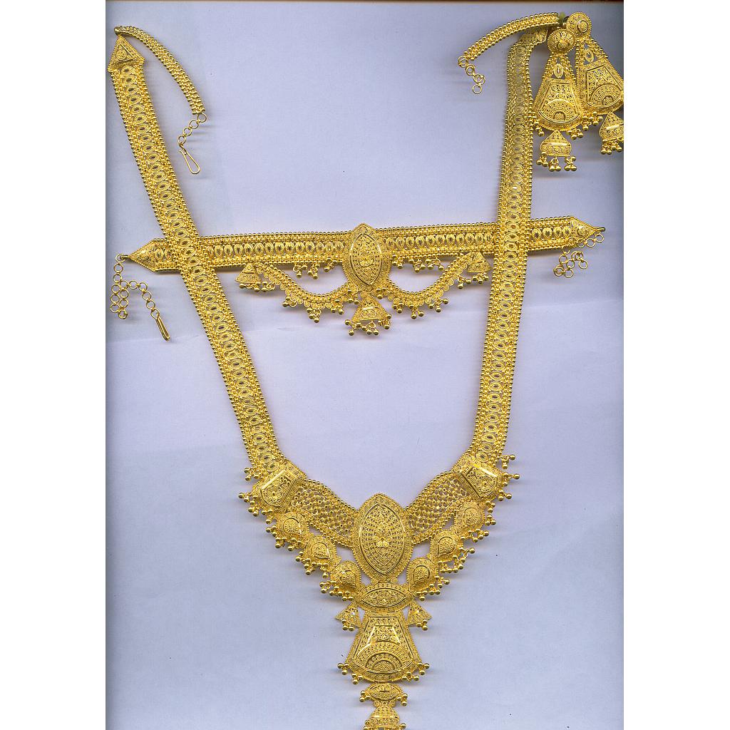 GOLD HALF SET LONG PLAIN GENERAL