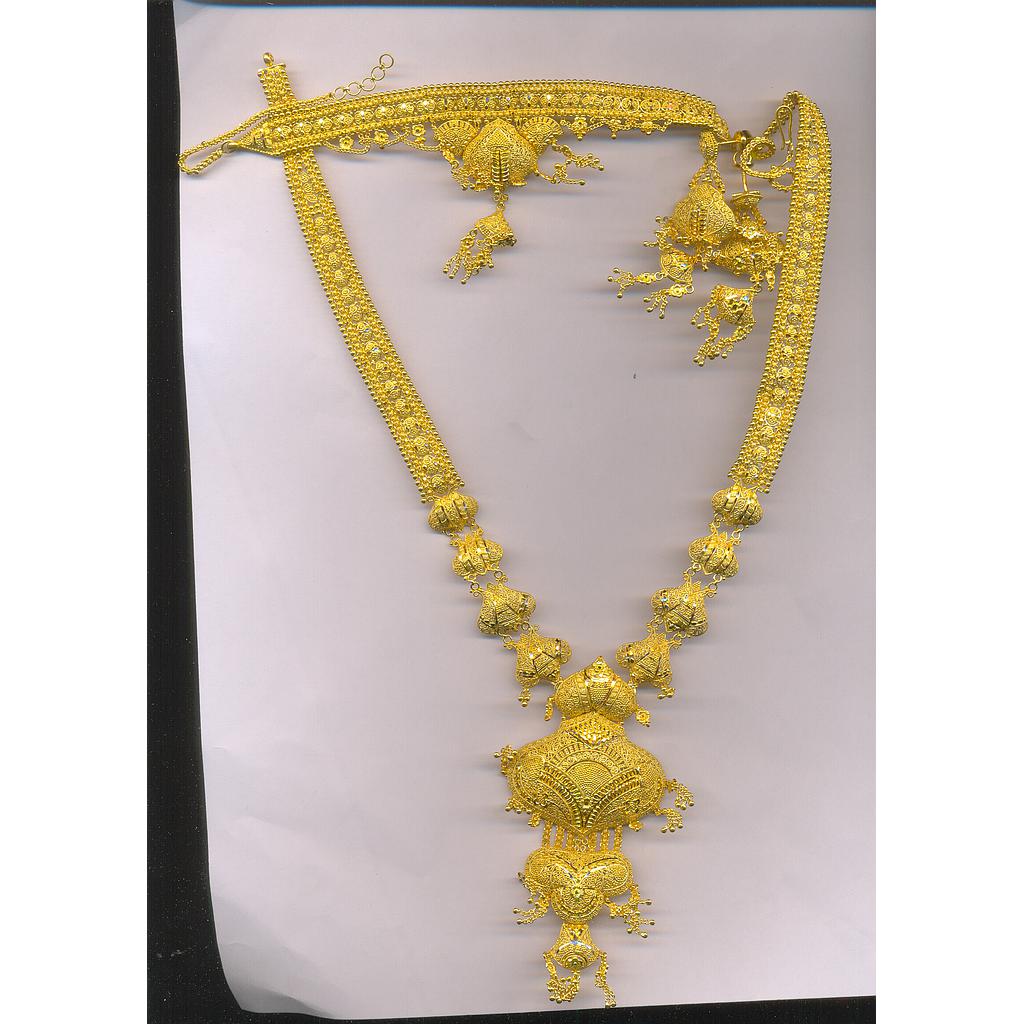 GOLD HALF SET LONG PLAIN GENERAL